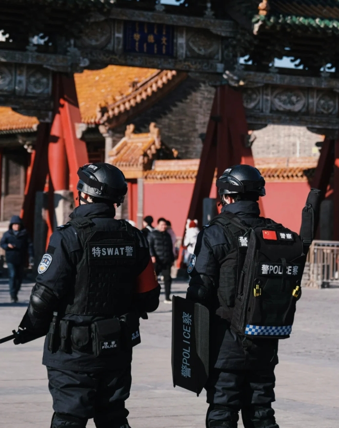 185特警小哥哥和飒气小姐姐来了！
“全新景观”超震撼呐！硬核武装与古建筑的碰撞