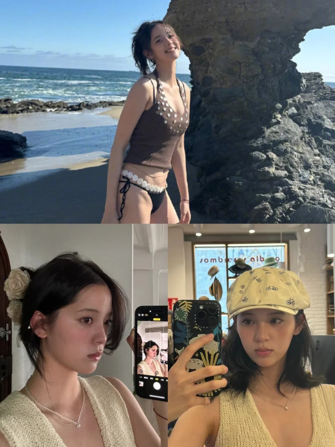 24岁欧阳娜娜❗毕业旅游身材超好...
欧阳娜娜终于大学毕业了，蕞近都在毕业旅行