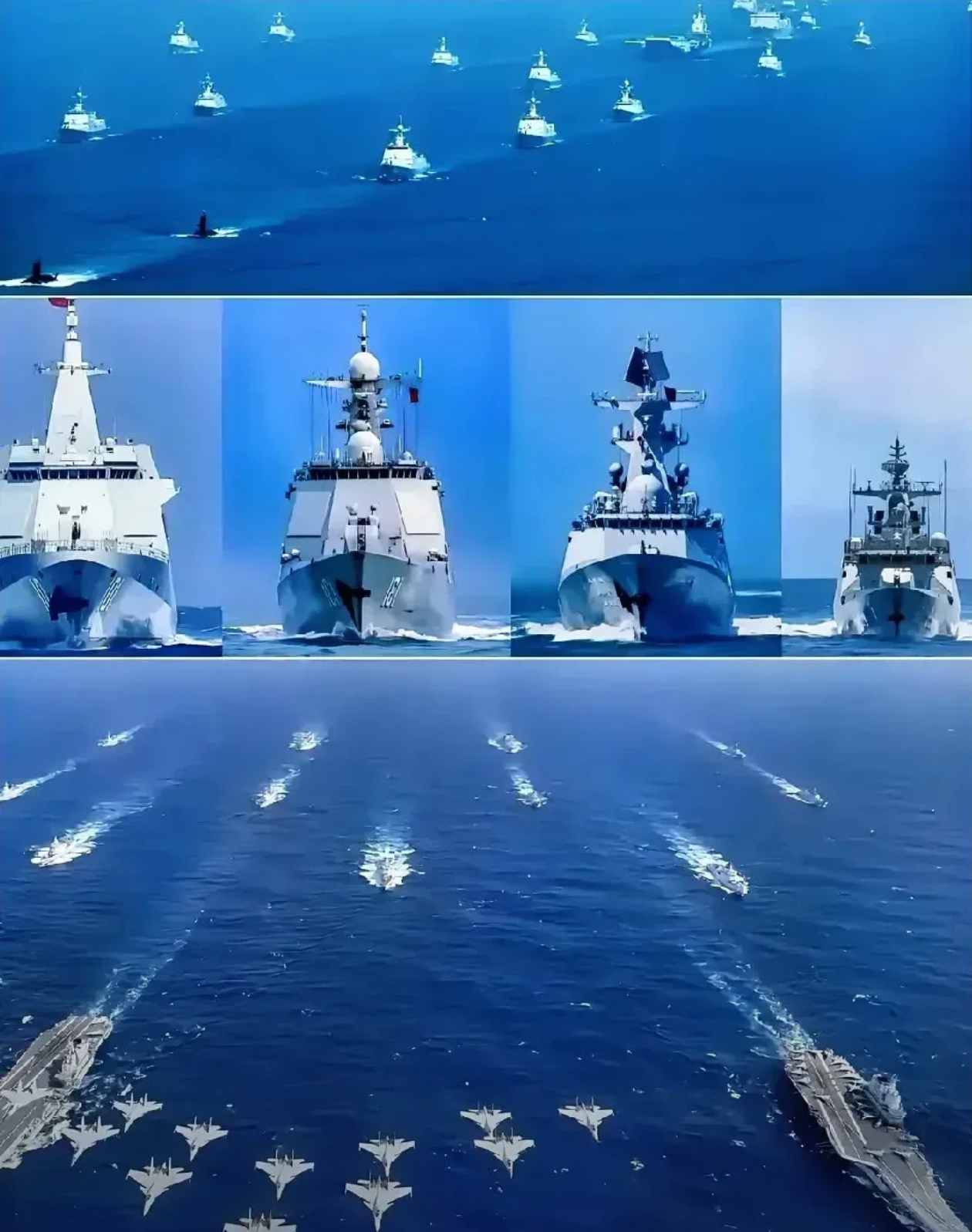 遥遥领先！

快听这炸裂消息！

我国海军的 055 万吨大驱，在全 球抢先装备