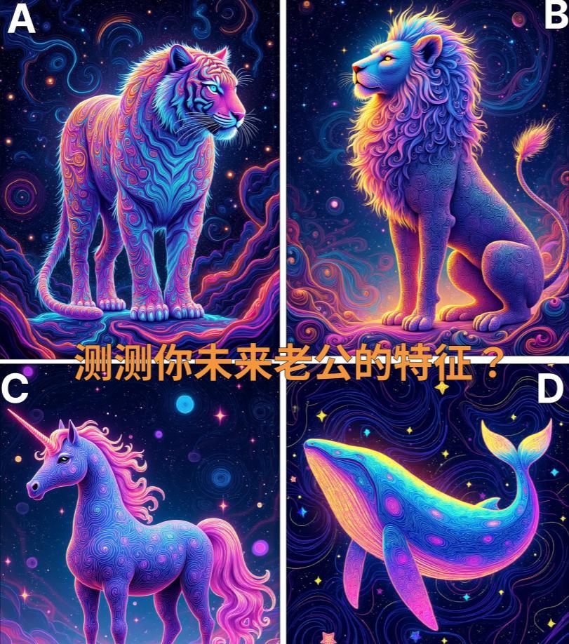 心诚则灵：测测你未来老公的特征？
从下面四个图片中，选择你喜欢的一个，测测你未来