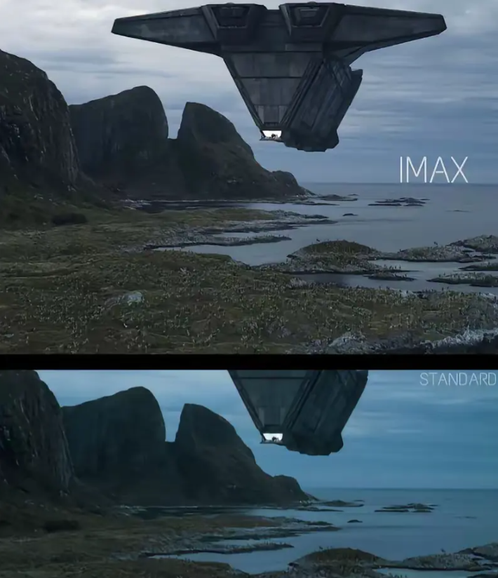 IMAX 和普通画幅的区别