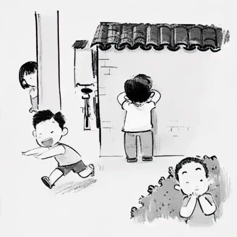 现在的小孩子只知道这游戏叫捉迷藏
在你家乡管这游戏叫什么