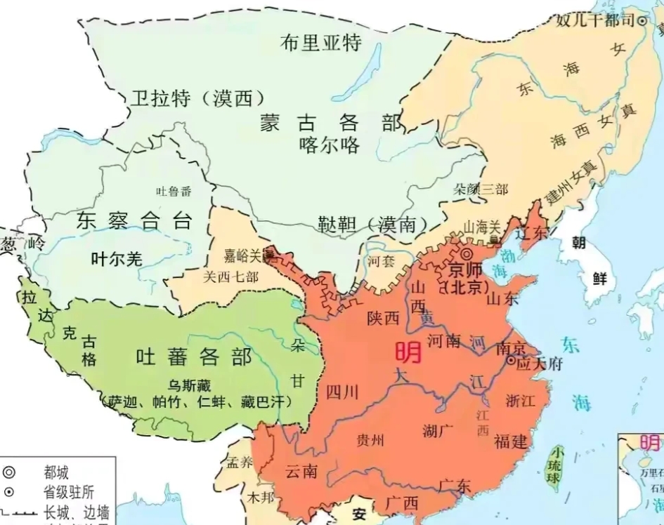 明朝有一个比较好的点，他真的维持了200多年还算稳定的时期。在这200年间，明朝