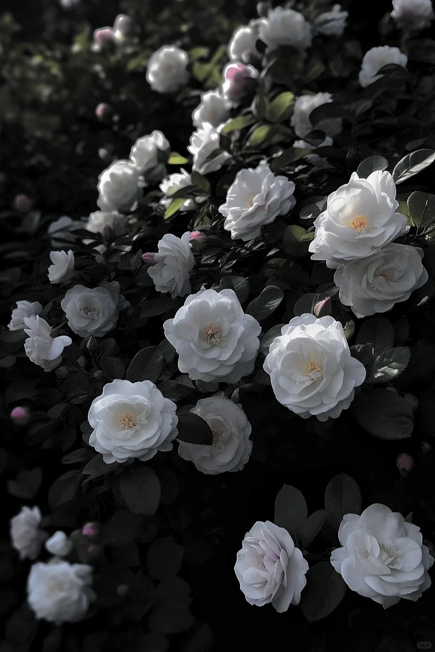 camellia（山茶）
给喜欢的人备注camellia（山茶）白山茶花