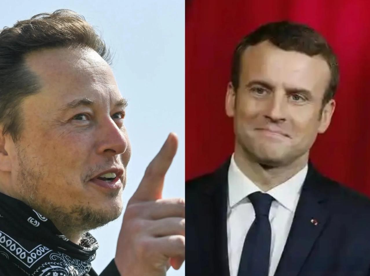 抢风头！马克龙又对马斯克打嘴炮，开始硬刚号称美国副总统马斯克。
指着马斯克支持一