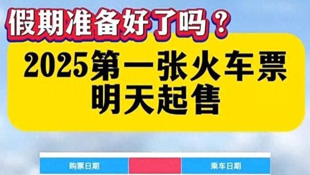 抢票大战！2025年的第一张火车票，你入手了吗？