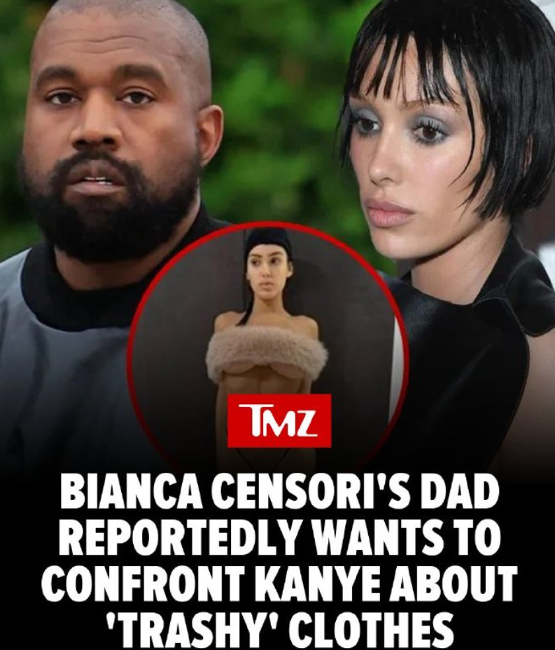 侃爷惹怒老丈人
“侃爷”Kanye West和妻子比安卡（Bianca Cens