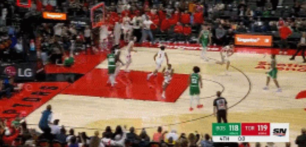 猛龙119：118凯尔特人

毫无疑问，这是本赛季最精彩的季前赛，没有之一。
