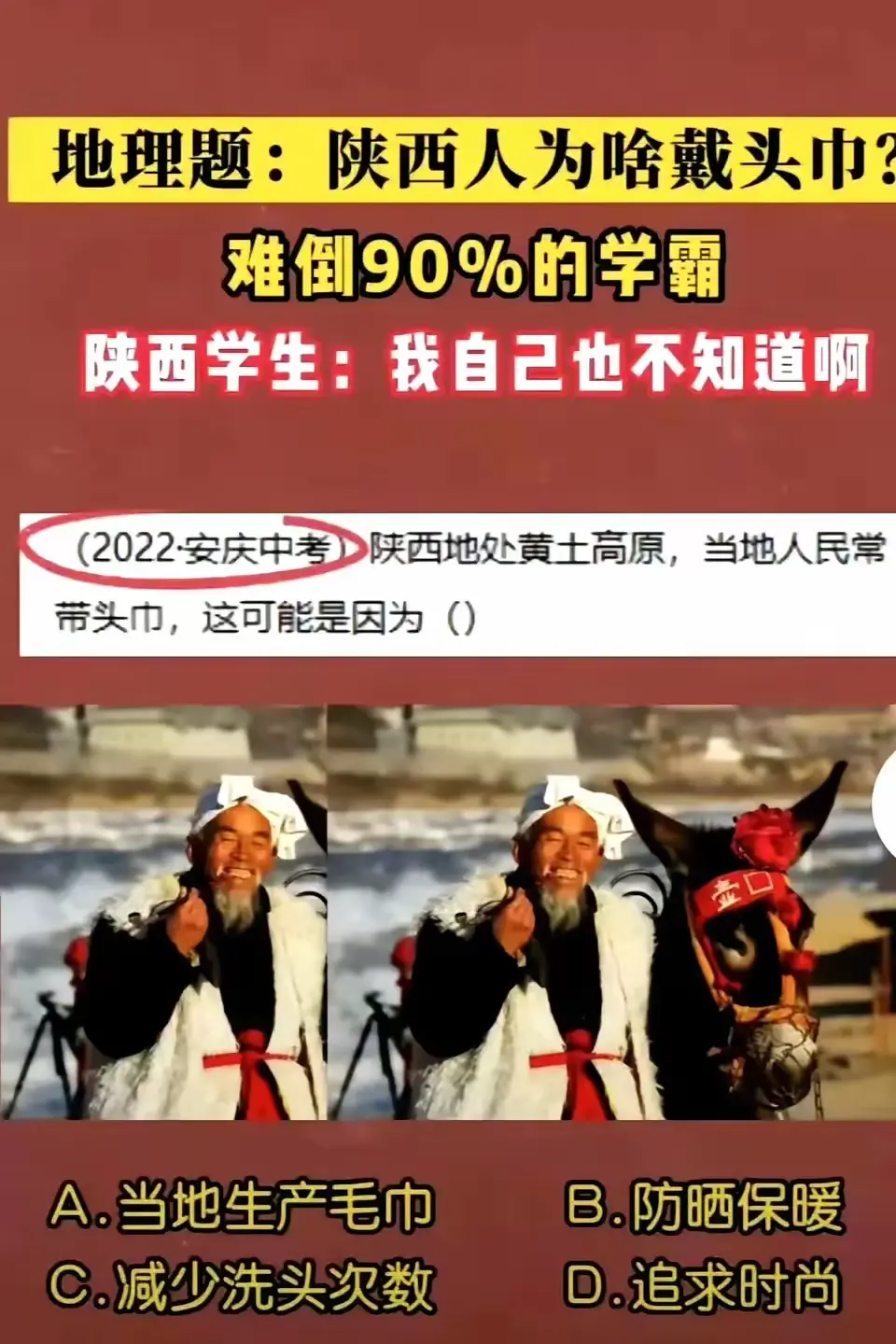 全国最扯的中考题