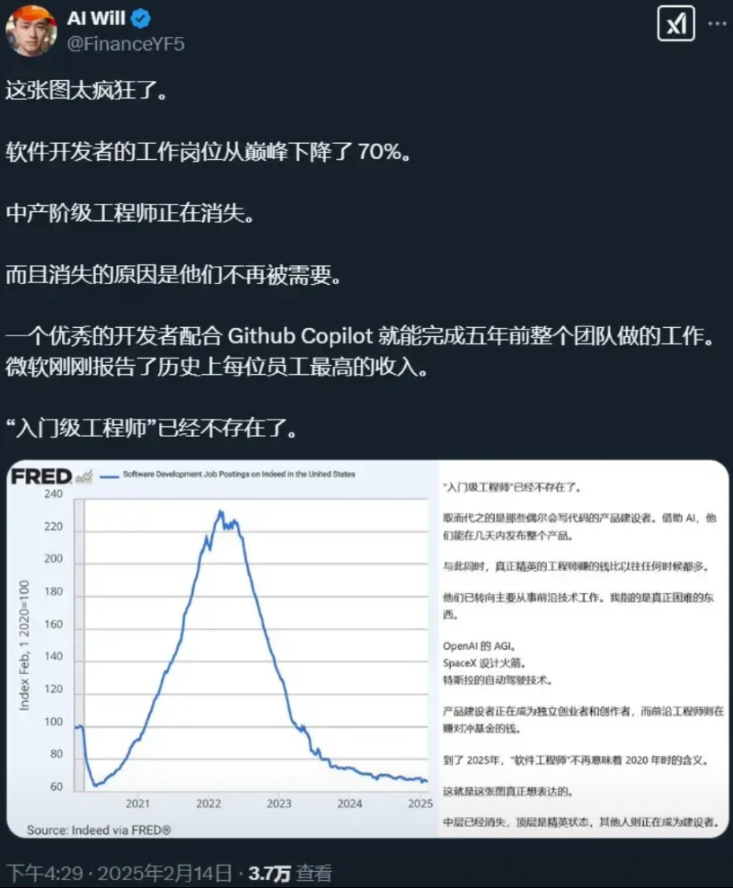 在AI配合下很多岗位可能会消失70%！
高速收费员，收了一辈子费，尽心尽力，还是