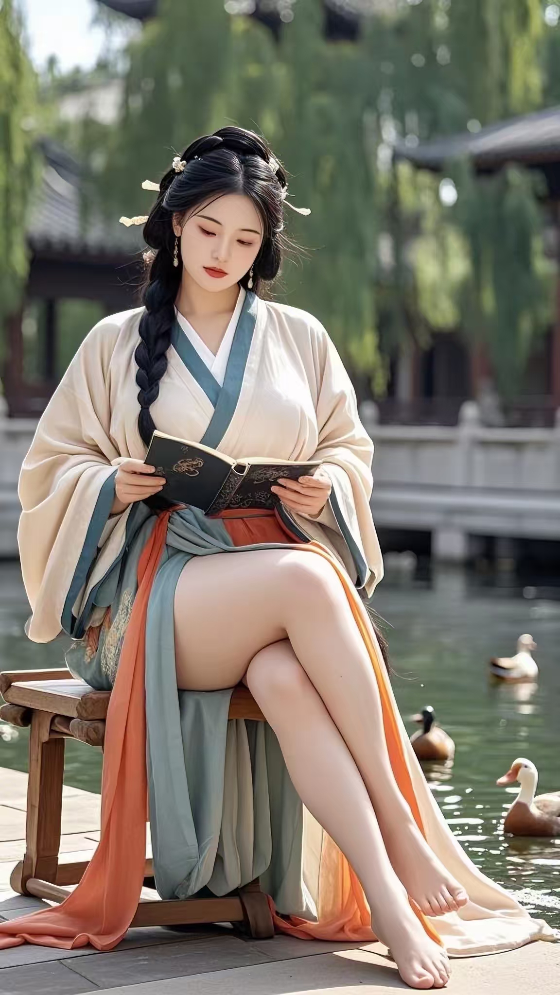 这是有钱花上百万都娶不到的女人，真的很美