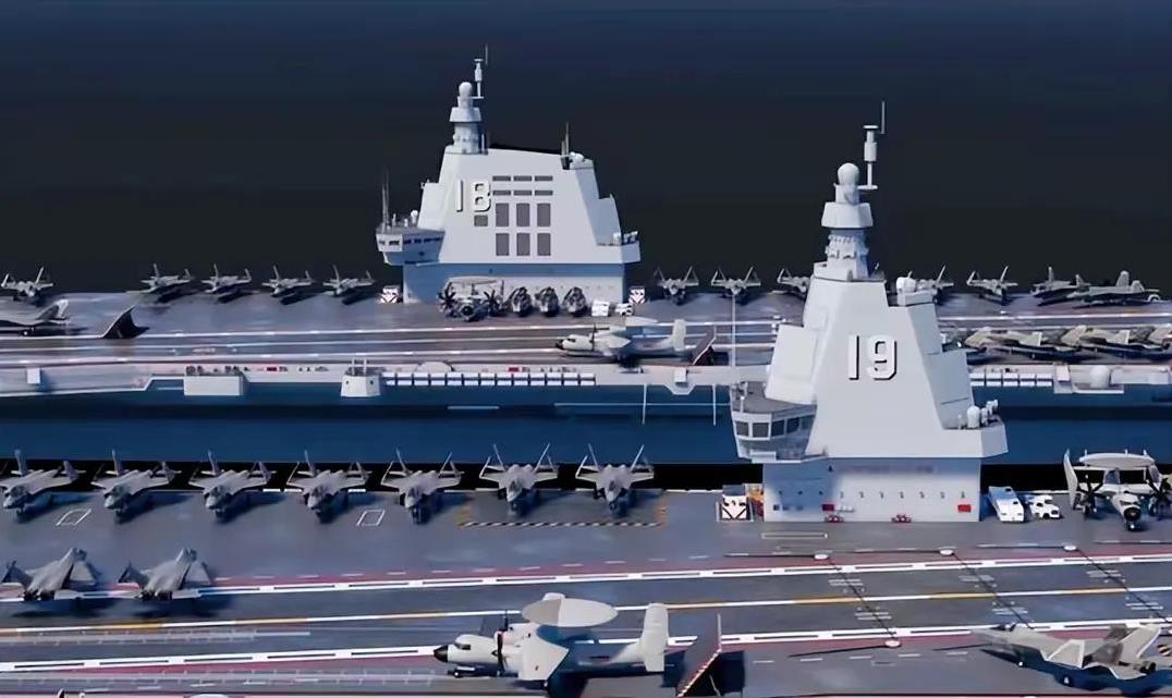 中国第四艘航母很可能是核动力的。核动力航母能在海上待很久，不用担心油耗。
常规航