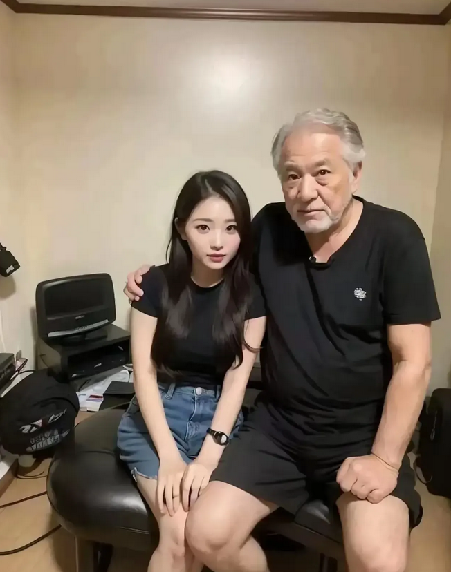 不明白，真的不明白！当看到那个肤白貌美的小姑娘和一位白发苍苍的老头子在一起谈恋爱
