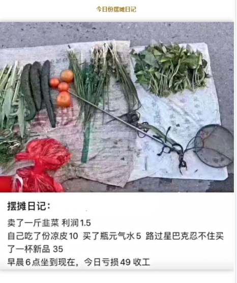 摆摊的日记