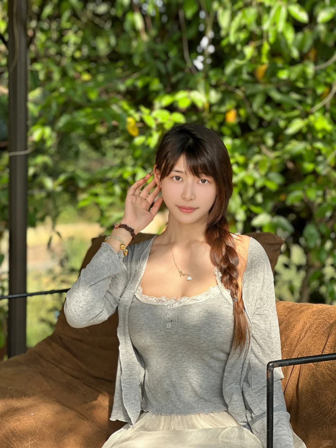 大自然给的清凉感👗
#户外好出片 你出来春游了没～今天天气好好呀