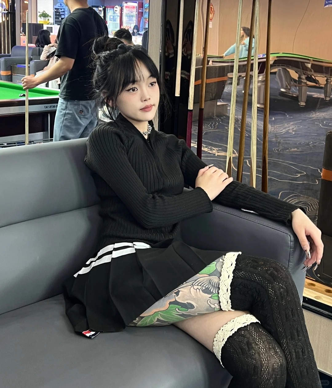 有花腿花臂该怎么穿搭才不会被说精神小妹呢
#花腿
 #传统纹身