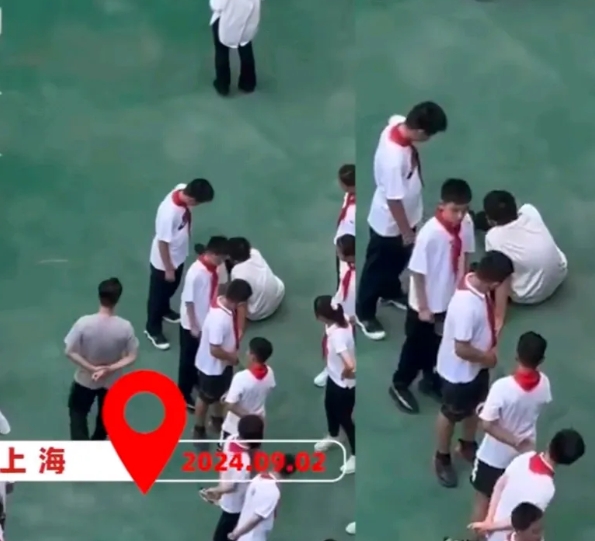 一名13岁学生上体锻课时晕倒在地，却没有一个人过来管他，孩子呼叫老师没有回应，1