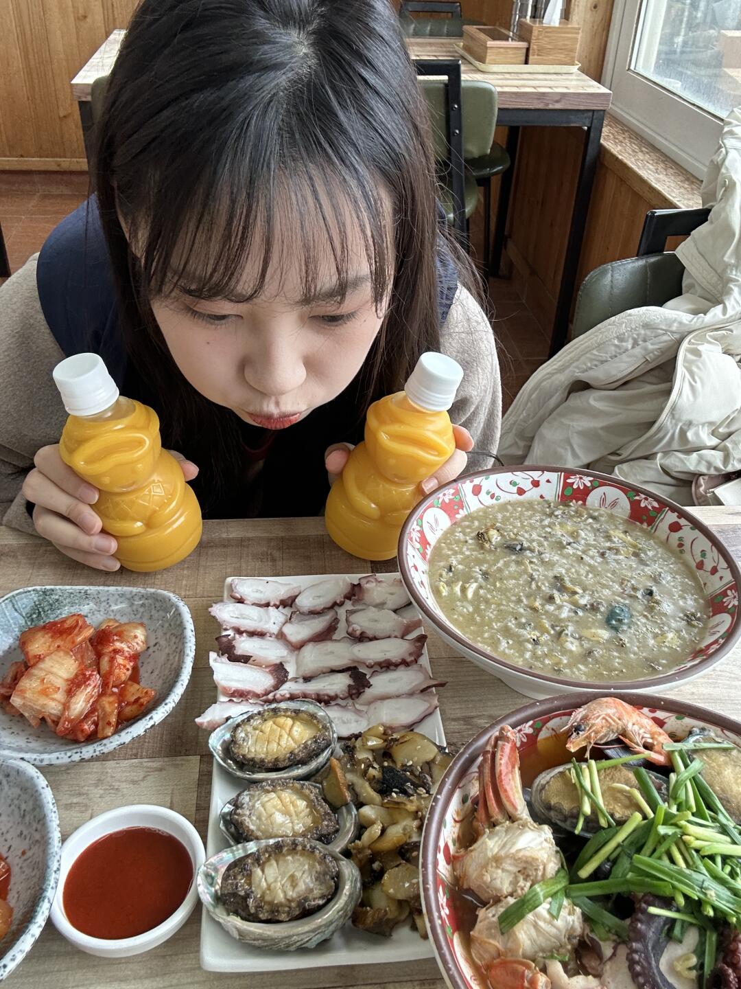 牛岛怎么有这么好吃的海鲜拉面！🍜🦐