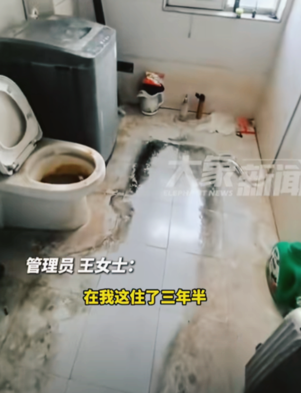 这真是邋遢到极致了！山西太原，一女子租房3年半，期间房子有问题时，她也不让旁人进