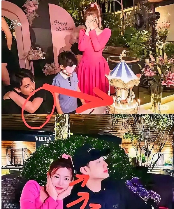 看客们显微镜i式追查：
2016年结婚照被翻出