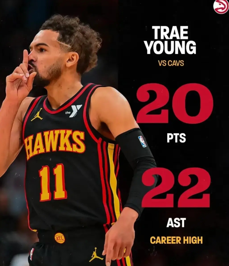 突然发现，老鹰的阵容还是很强的。

特雷杨——最强双能卫。场均21.8分12.5