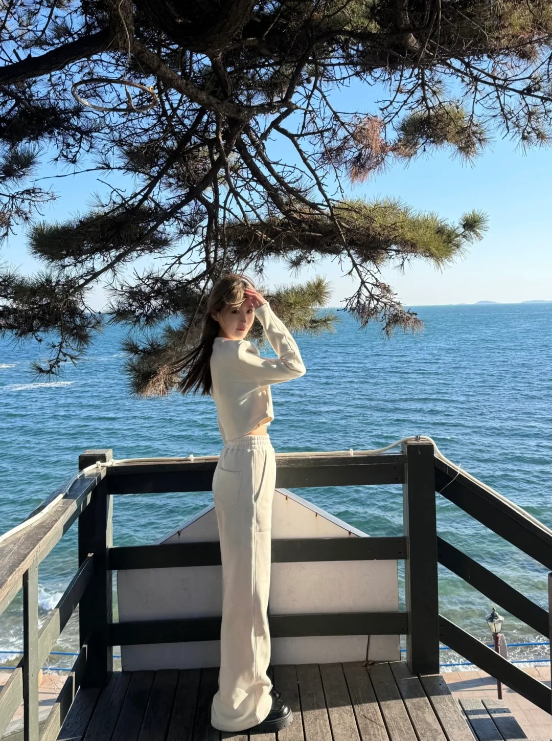青岛超出片的地方
来看海啦