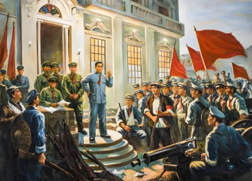 南昌起义一声枪响，打响了武装反抗国民党反动统治的第一枪，也走出了共和国十大元帅中