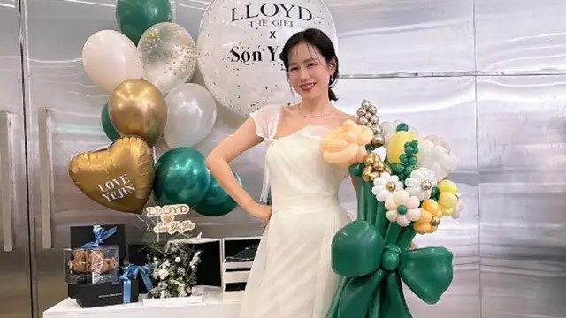 孙艺珍42岁生日庆生，进组4个月暴瘦到额头青筋暴起？