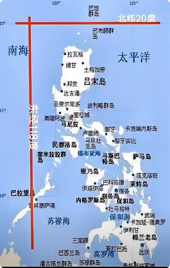 熊猫把三个旧条约一拿出来，小菲瞬间老实了

东经118度以西不是你的领土，北纬2