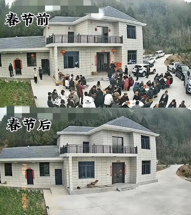 过年就像是做了一个热闹的梦，现在醒了！
