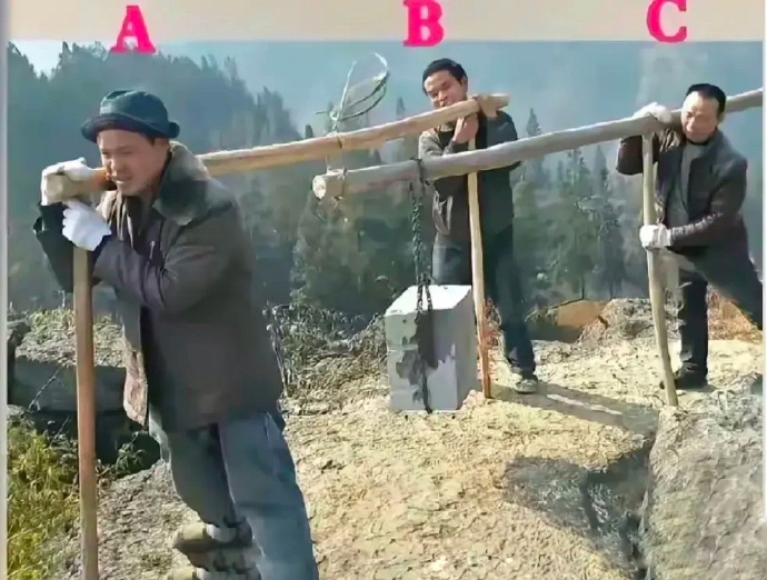这三个人，你觉得谁最轻松？ ​​​
