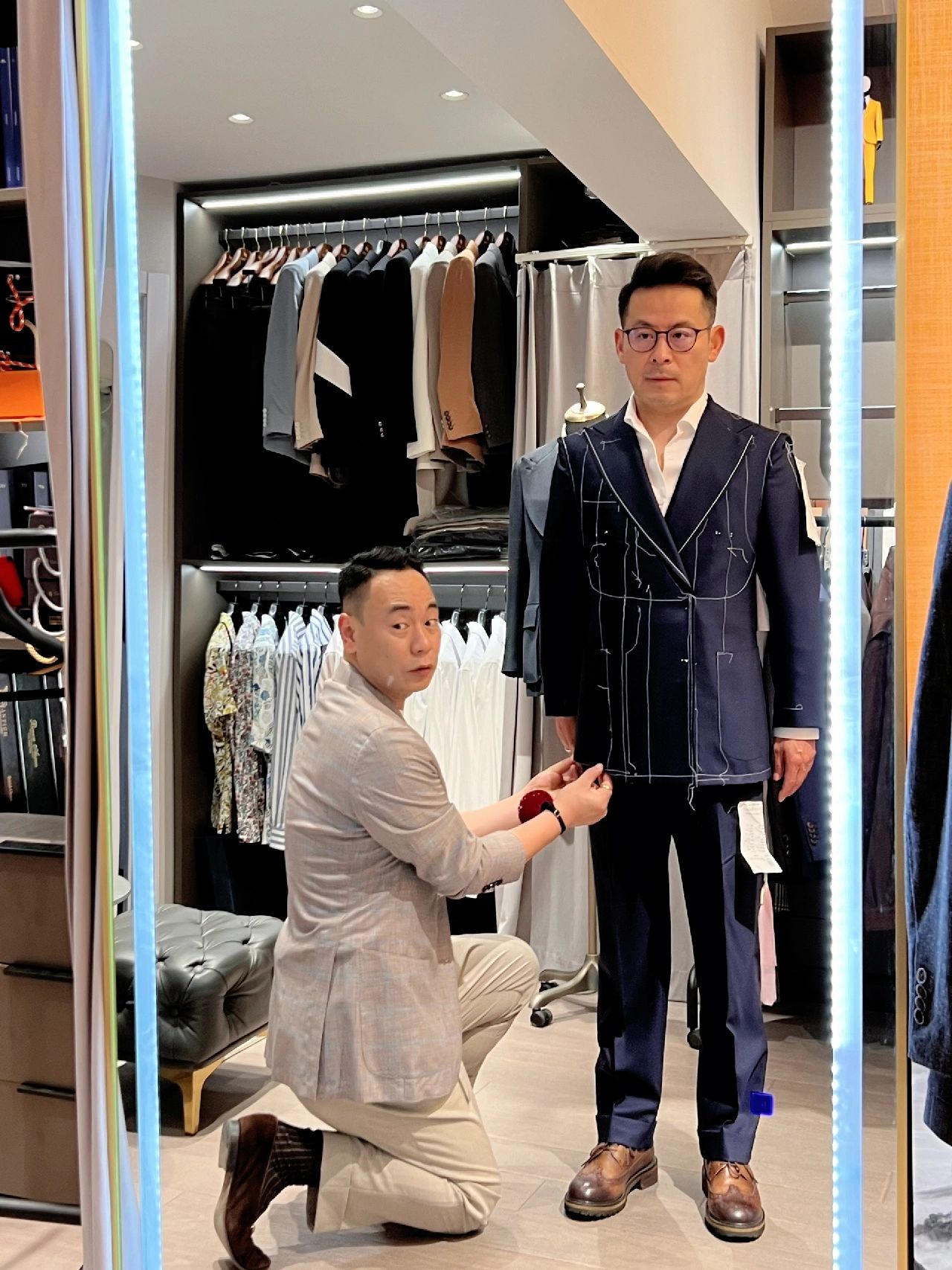 上海铂廷私裁｜布雷泽套西fitting