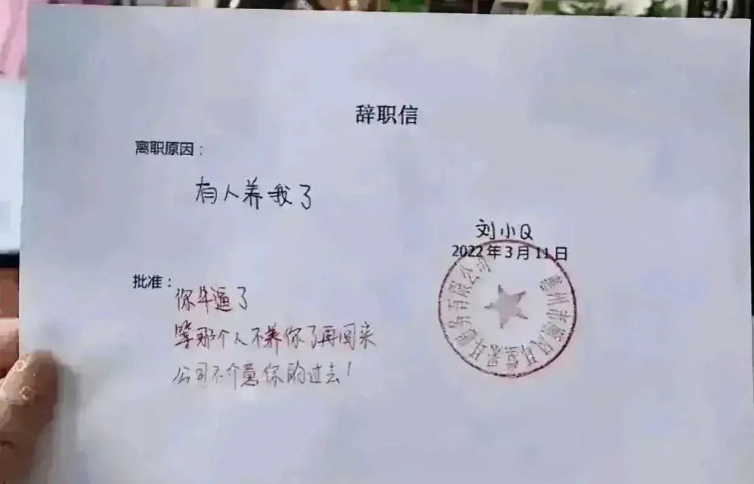 全国最牛的辞职理由，没有之一！