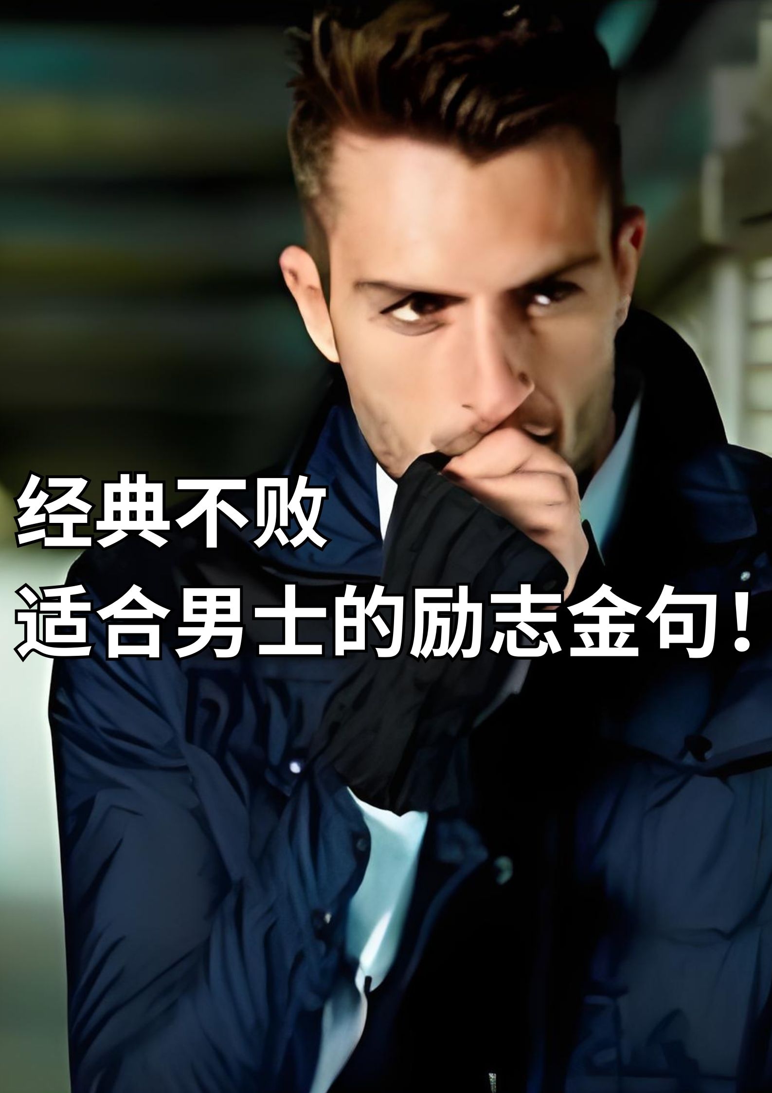 经典不败，适合男士的励志金句！
