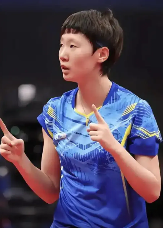 王曼昱离乒乓球九大赛女单全满贯又近了一步。
奥运会✘，世乒赛✔，世界杯✘；
亚运