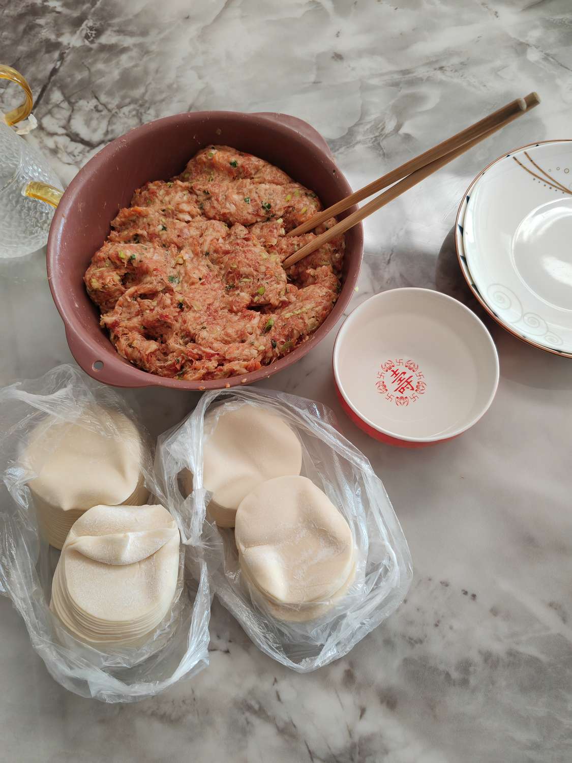 三斤馅三斤皮，刚刚好