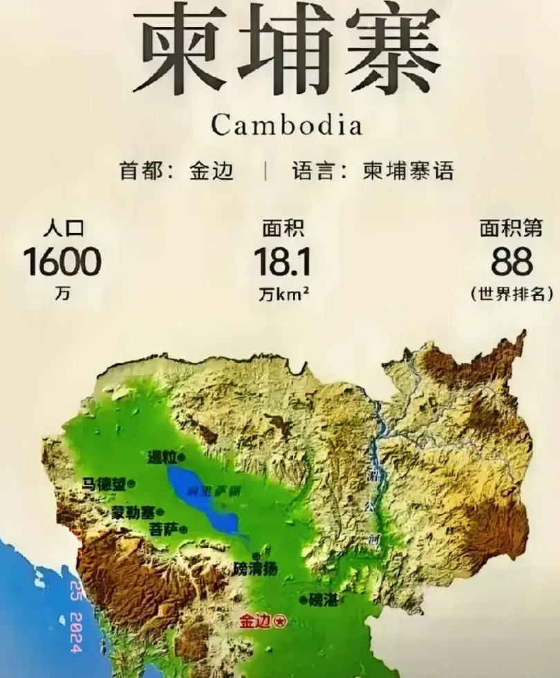 柬埔寨与东方大国得关系，让人有点看不明白！！！

明明之前两国还一起合作修运河，