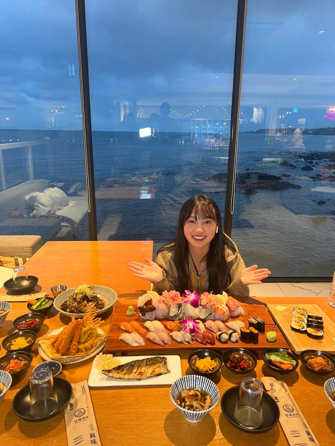 济州岛这家海景餐厅超赞！！
