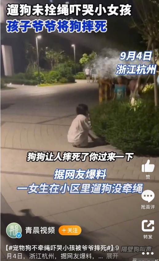 看来看去整件事情中最无辜的还是狗了。最近几年关于人宠之间的矛盾热点事件越来越多，