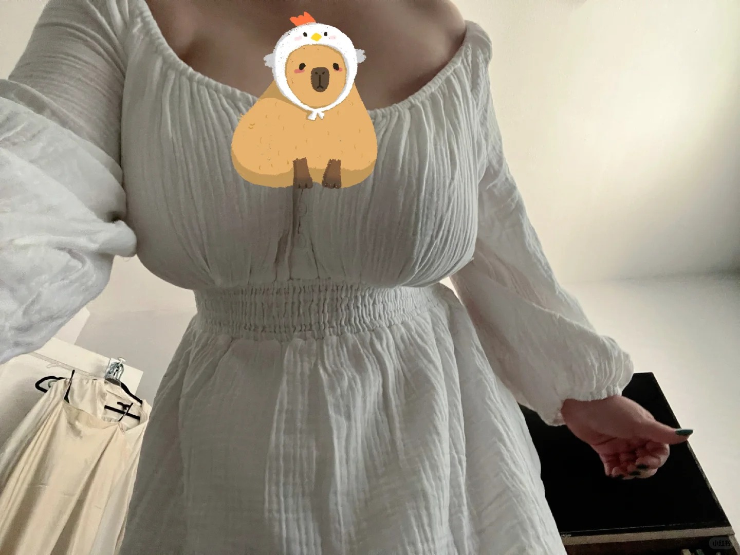 这条裙子有必要留吗
hmmm版型有点说不出来的感觉