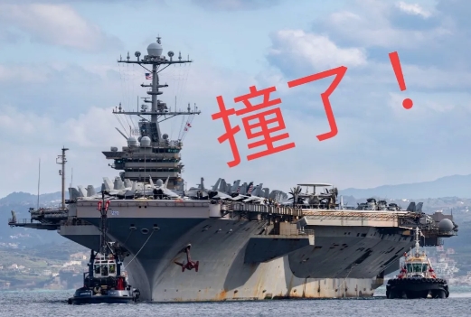 堕落的美军！美国海军航母"杜鲁门"舰（CVN75），在地中海的埃及赛德港口附近，