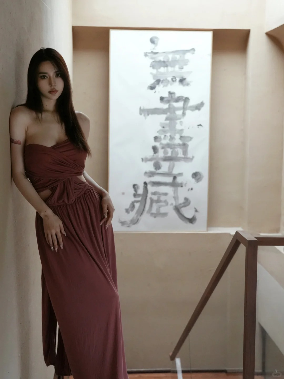 朋友说 你怎么裹一块烂布都好看