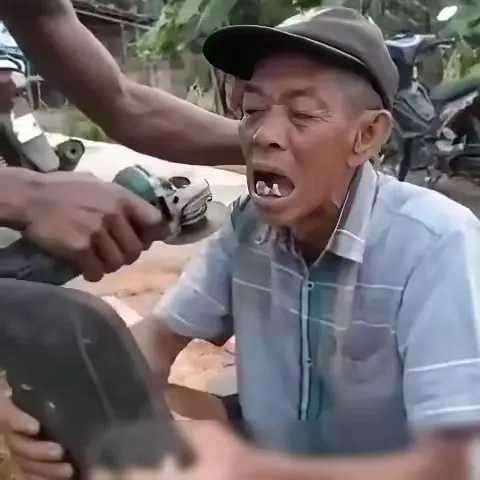 角磨机磨牙，不愧是你大爷!