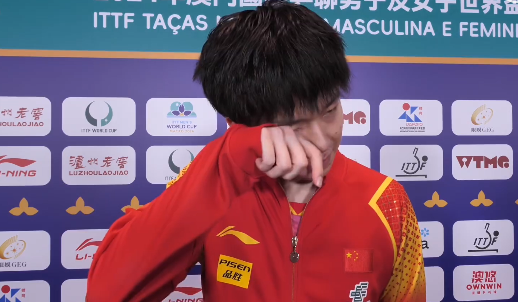 王楚钦落泪！首战2-2后被嘲讽，4-0夺第一，称庆幸活过来了
王楚钦在澳门单打世