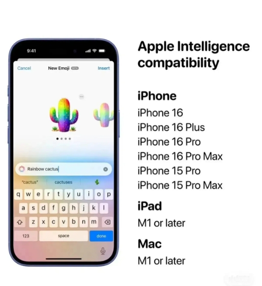 要使用Apple AI，设备必须设置成全英文。这是什么鬼设定？难道我们中国用户就