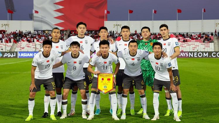 中国男足1: 0巴林男足，豪取两连胜