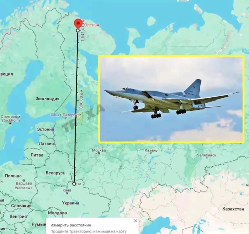 太震惊，乌军成功袭击据边境1800公里的俄军Tu-22M3轰炸机。
近日，乌克兰