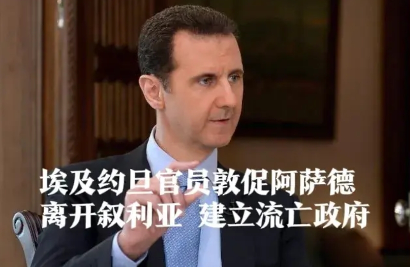 埃及约旦官员敦促阿萨德离开叙利亚，建立流亡政府

   据外媒报道叙利亚反对派武
