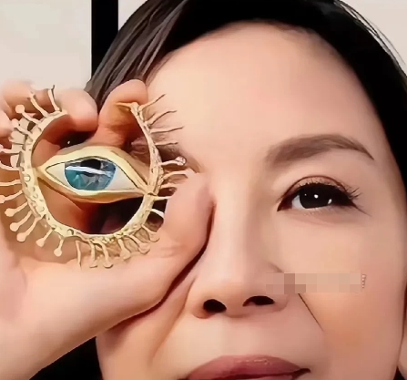 光明会她不可能不知道，眼睛代表光明会她不可能不知道，既然如此为何要戴这个？建议国