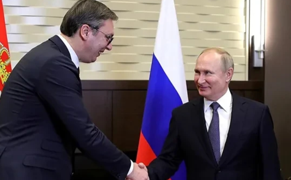 武契奇要见冯德莱恩去不了金砖，跟普京通电话表示对普京很诚实。塞尔维亚一边保持着与